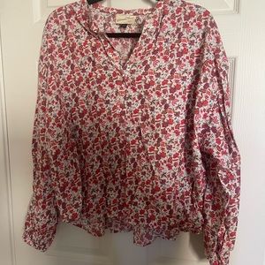 Floral Flowy Top Blouse